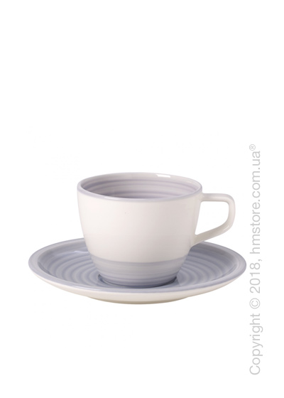Чашка с блюдцем Villeroy & Boch коллекция Artesano Nature 250 мл, Blue