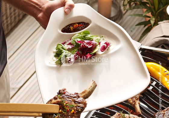 Набор тарелок для стейка Villeroy & Boch коллекция BBQ Passion, L на 2 персоны