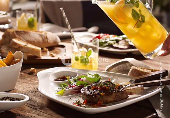 Набор тарелок для стейка Villeroy & Boch коллекция BBQ Passion, L на 2 персоны