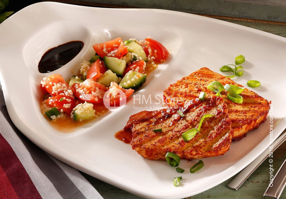 Набор тарелок для стейка Villeroy & Boch коллекция BBQ Passion, L на 2 персоны