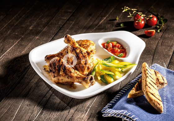 Набор тарелок для стейка Villeroy & Boch коллекция BBQ Passion, M на 2 персоны