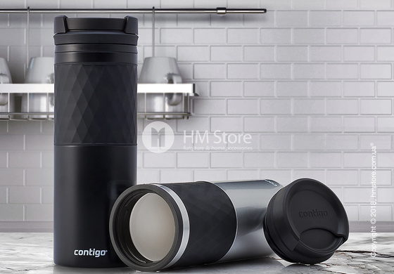Термокружка Contigo Glaze, Matte Black 470 мл Термокружка Contigo Glaze, Matte Black 470 мл