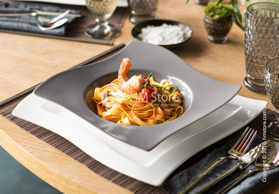 Тарелка для пасты Villeroy & Boch коллекция New Wave Stone, 28 см