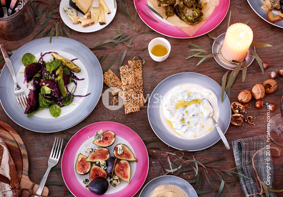 Тарелка столовая мелкая Villeroy & Boch коллекция Colourful Life, 27 см, Winter Sky