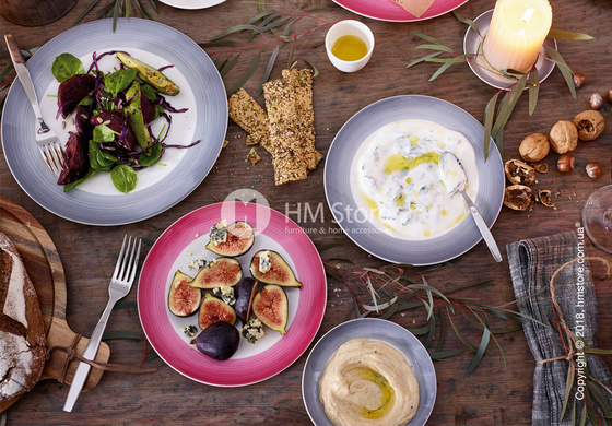 Тарелка десертная мелкая Villeroy & Boch коллекция Colourful Life, 21,5 см, Berry Fantasy