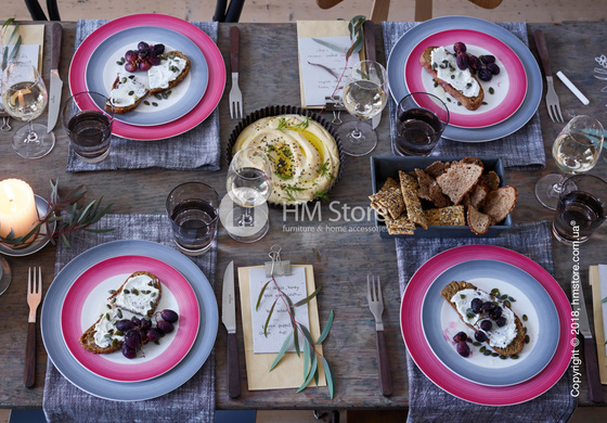 Тарелка десертная мелкая Villeroy & Boch коллекция Colourful Life, 21,5 см, Berry Fantasy