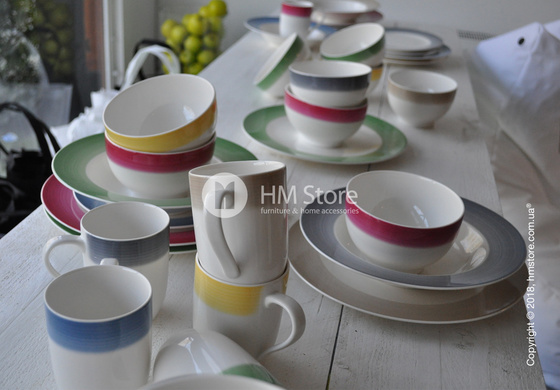 Тарелка столовая мелкая Villeroy & Boch коллекция Colourful Life, 27 см, Green Apple