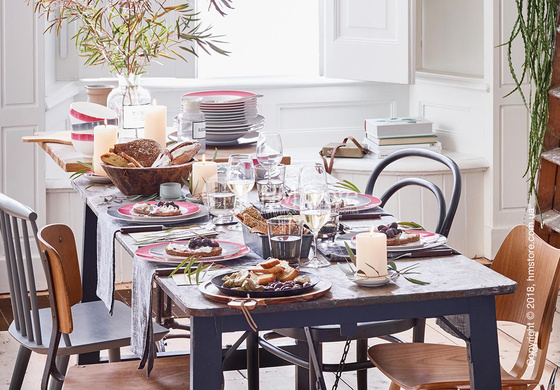 Тарелка десертная мелкая Villeroy & Boch коллекция Colourful Life, 21,5 см, Cosy Grey