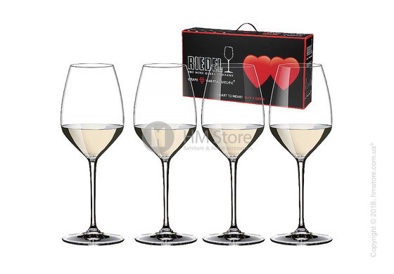 Набор бокалов для белого вина Riesling Riedel Heart to Heart 460 мл на 4 персоны