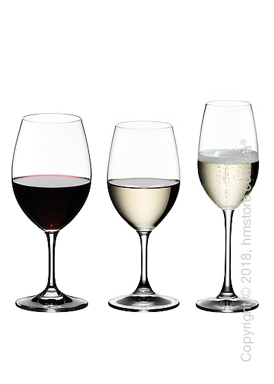 Набор бокалов для белого, красного и шампанского вин Riedel Ouverture New на 4 персоны, 12 предметов