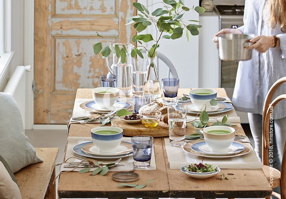 Тарелка столовая мелкая Villeroy & Boch коллекция Colourful Life, 27 см, Natural Cotton