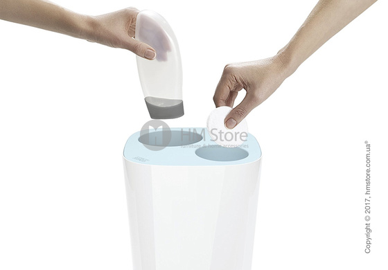 Контейнер для раздельного сбора отходов Joseph Joseph Split, White and Grey