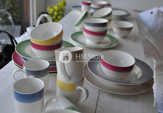 Тарелка десертная мелкая Villeroy & Boch коллекция Colourful Life, 21,5 см, Natural Cotton