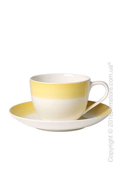 Чашка с блюдцем Villeroy & Boch коллекция Colourful Life, 230 мл, Lemon Pie