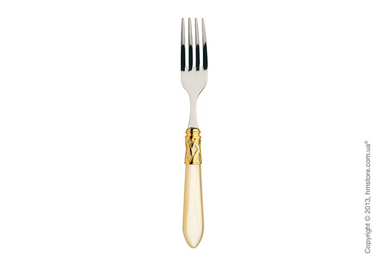 Набор столовых приборов Bugatti Aladdin коллекция Gold Plated Ring на 6 персон, 24 предмета, Ivory