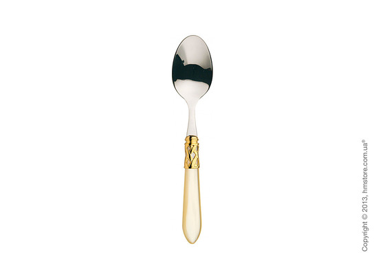 Набор столовых приборов Bugatti Aladdin коллекция Gold Plated Ring на 6 персон, 24 предмета, Ivory