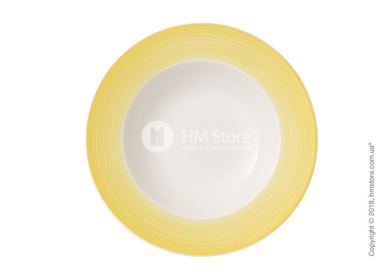 Тарелка столовая глубокая Villeroy & Boch коллекция Colourful Life, 25 см, Lemon Pie