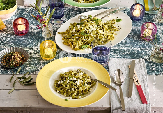 Тарелка столовая глубокая Villeroy & Boch коллекция Colourful Life, 25 см, Lemon Pie