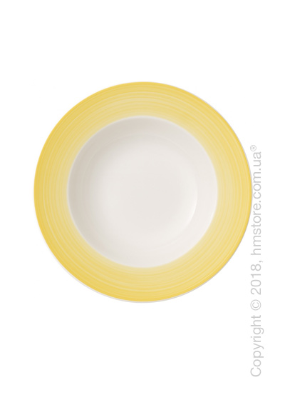 Тарелка столовая глубокая Villeroy & Boch коллекция Colourful Life, 25 см, Lemon Pie