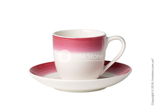 Чашка для эспрессо с блюдцем Villeroy & Boch коллекция Colourful Life, 100 мл, Berry Fantasy