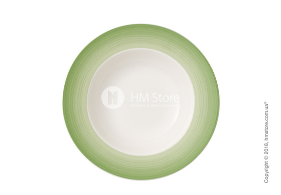 Тарелка столовая глубокая Villeroy & Boch коллекция Colourful Life, 25 см, Green Apple