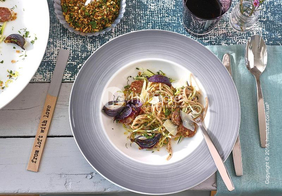 Тарелка для пасты Villeroy & Boch коллекция Colourful Life, 30 см, Cosy Grey