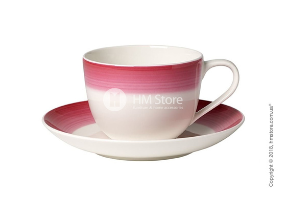 Чашка с блюдцем Villeroy & Boch коллекция Colourful Life, 230 мл, Berry Fantasy