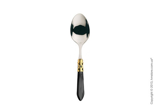 Набор столовых приборов Bugatti Aladdin коллекция Gold Plated Ring на 6 персон, 24 предмета, Black