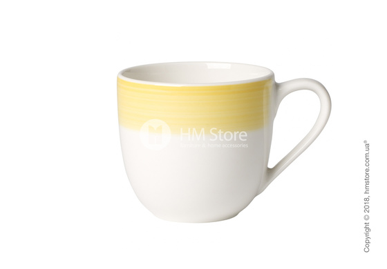 Чашка для эспрессо с блюдцем Villeroy & Boch коллекция Colourful Life, 100 мл, Lemon Pie