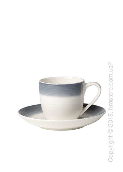 Чашка для эспрессо с блюдцем Villeroy & Boch коллекция Colourful Life, 100 мл, Cosy Grey