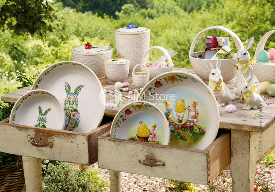 Блюдо для подачи Villeroy & Boch коллекция Spring Fantasy, 30 см, Bunny Family