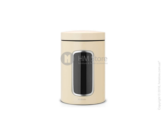 Емкость для хранения сыпучих продуктов Brabantia Window 1,4 л, Almond