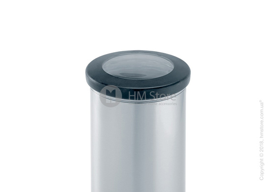 Емкость для хранения сыпучих продуктов Brabantia Window Lid 1,4 л, Metallic Grey