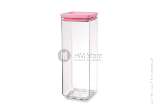 Емкость для хранения сыпучих продуктов Brabantia Square Canister  2,5 л, Pink