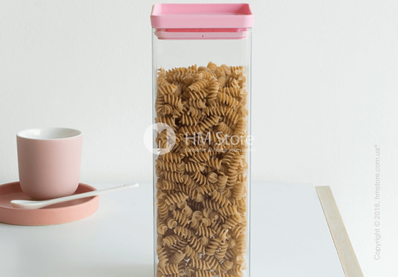 Емкость для хранения сыпучих продуктов Brabantia Square Canister  2,5 л, Pink