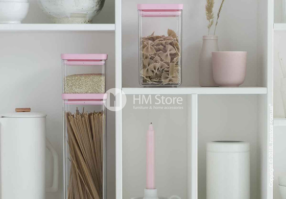 Емкость для хранения сыпучих продуктов Brabantia Square Canister  2,5 л, Pink