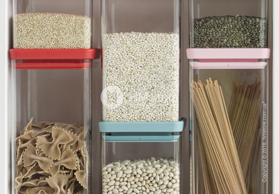 Емкость для хранения сыпучих продуктов Brabantia Square Canister  2,5 л, Mint