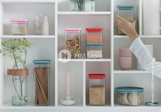 Емкость для хранения сыпучих продуктов Brabantia Square Canister  2,5 л, Mint