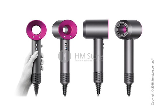 Фен Dyson Supersonic with Case, Fucsia and Iron