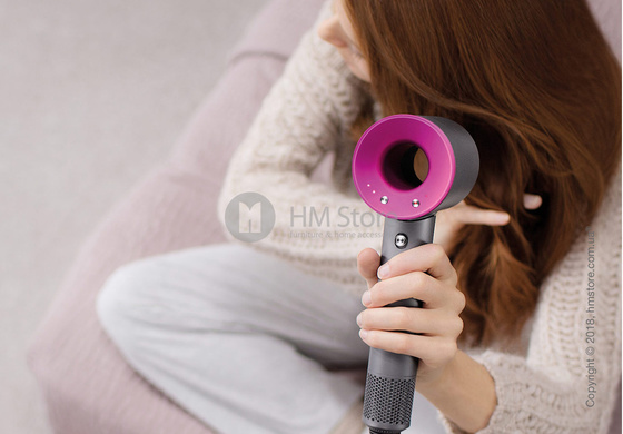 Фен Dyson Supersonic with Case, Fucsia and Iron