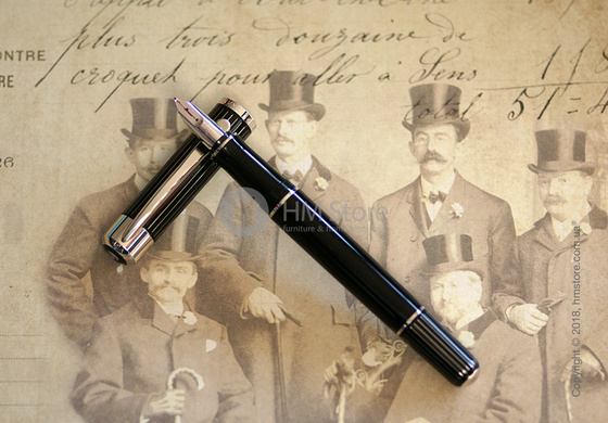 Ручка перьевая Pelikan коллекция Ductus P3100, Black-Silver