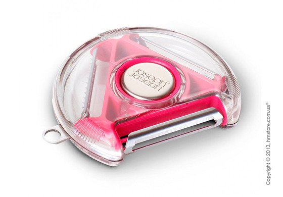 Овощечистка Joseph Joseph Rotary Peeler, Розовая