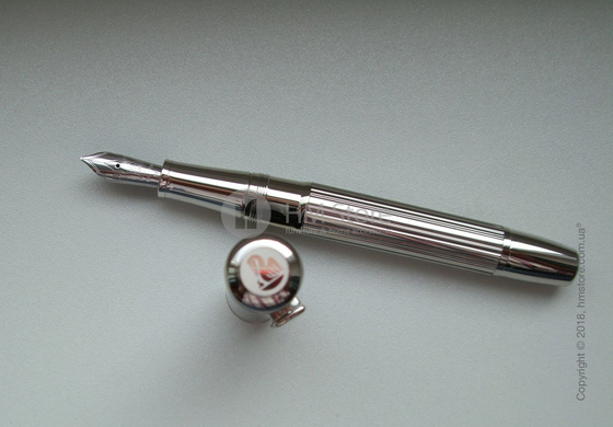 Ручка перьевая Pelikan коллекция Majesty M7005, Silver-Black