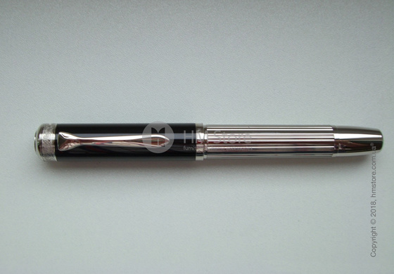 Ручка перьевая Pelikan коллекция Majesty M7005, Silver-Black