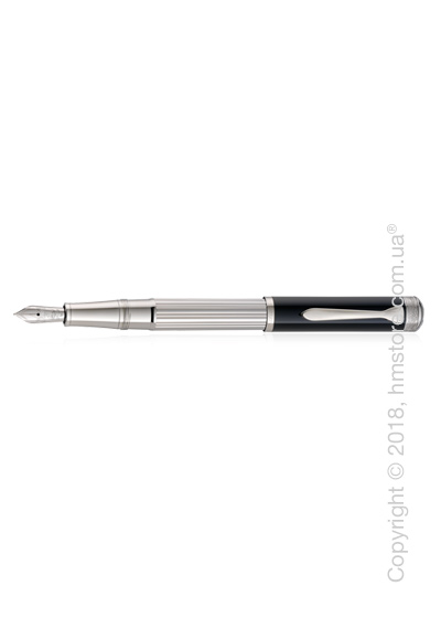 Ручка перьевая Pelikan коллекция Majesty M7005, Silver-Black