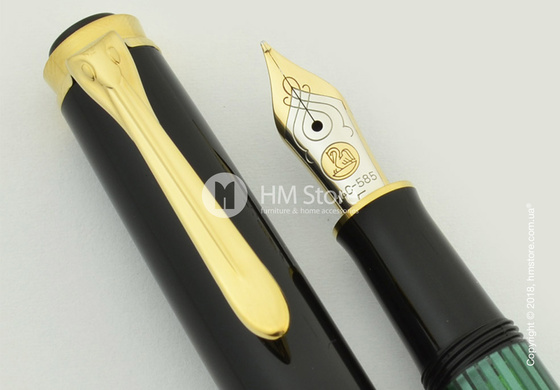Ручка перьевая Pelikan коллекция Souveran M600, Black-Green