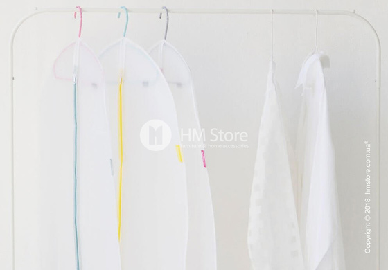 Набор чехлов для одежды Brabantia Protective Clothes Cover L Set of 2, White and Yellow