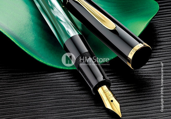 Ручка перьевая Pelikan коллекция Classic M200, Green-Marbled