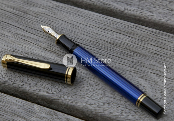 Ручка перьевая Pelikan коллекция Souveran M400, Black-Blue