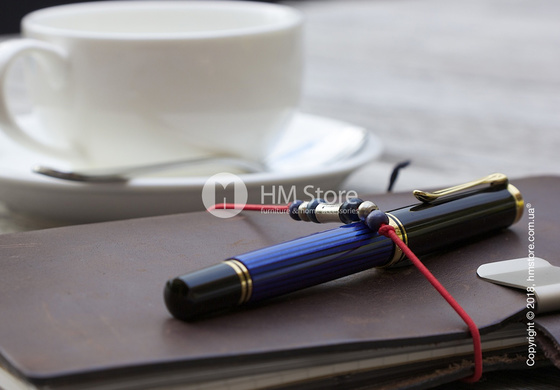 Ручка перьевая Pelikan коллекция Souveran M400, Black-Blue